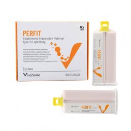 Перфит Лайт Боди Тип 3 (2*50 мл) А-силиконовый корригирующий слепочный материал, Хьюдж (Huge Dental PERFIT Light body Type 3)