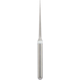 Бор алмазный 859L-010UF-FG (1шт) форма конус, остроконечный длинный, мелкое зерно, NTI