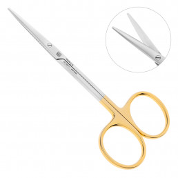 AC 922/11 Ножницы хирургические прямые Metzenbaum, тупой кончик, 11,5 см, карбид-вольфрамовые ставки, NOPA