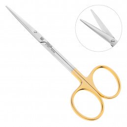 AC 922/11 Ножницы хирургические прямые Metzenbaum, тупой кончик, 11,5 см, карбид-вольфрамовые ставки, NOPA