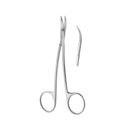 07-160 Ножницы хирургические двойной изгиб LaGrange, 115 мм (1шт) AGILE