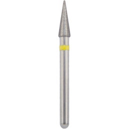 Бор алмазный 852-023SF-FG (1шт) форма конус, остроконечный, мелкое зерно, NTI