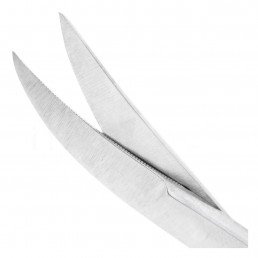 19-8 Ножницы хирургические двойной изгиб La Grange, 135 мм, зубчатые 