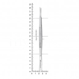 22-21A Пинцет анатомический Gerald, 18,0 см