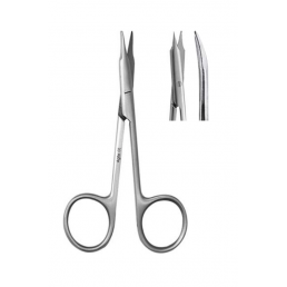 07-194 Ножницы хирургические изогнутые Stevens, 115 мм (1шт) AGILE