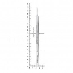 22-21A Пинцет анатомический Gerald, 18,0 см