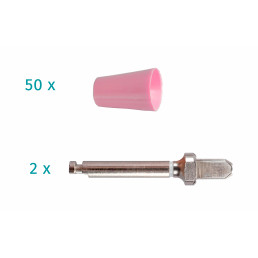 Энфорс (50 шт + 2 мандрели), уретановые полиры, средний, чашка, Кагаяки (Kagayaki Enforce)