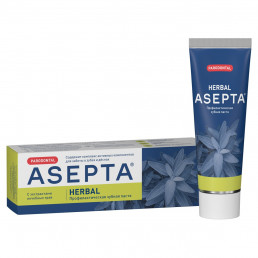 Зубная паста АСЕПТА® Лечебные травы (75 мл), ASEPTA