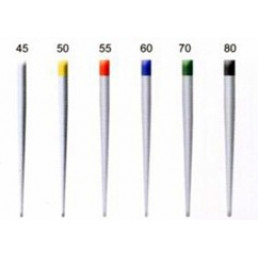 Штифты бумажные Dispodent .02 ассорти №45-80 (200шт)
