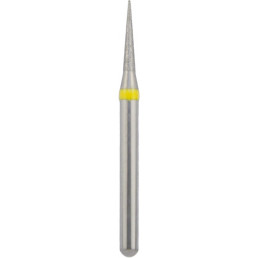 Бор алмазный 852-012SF-FG (1шт) форма конус, остроконечный, мелкое зерно, NTI