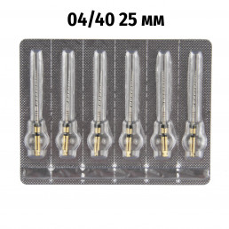 Файл SC машинный 25мм 04/40 (6шт) с памятью формы SOCO (СОХО)