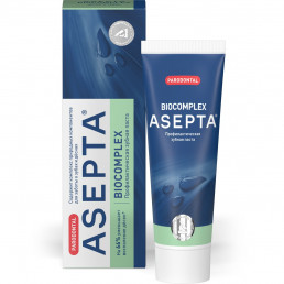 Зубная паста АСЕПТА® Биокомплекс, Здоровые дёсны (75 мл), ASEPTA