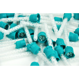 Смесители насадки зеленые 1:1 (для оклюфаста) 50шт/уп 