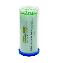 Аппликаторы Clean+Safe №4 Регуляр ЗЕЛЕНЫЕ (L=2мм) (100шт) 