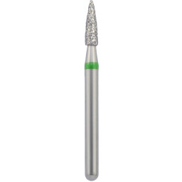 Бор алмазный 860-014C-FG (1шт) форма пламевидный, крупное зерно, NTI