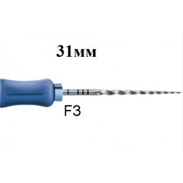 ПроТейпер ручной 31 мм F3 (6 шт/уп) Синий, Dentsply