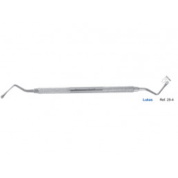 25-4 Ложка кюретажная Lukas, 3,0 мм, изогнутая  