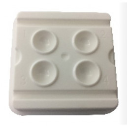 Палитра стоматологическая, 4 слота (10 шт/уп) (палетка)