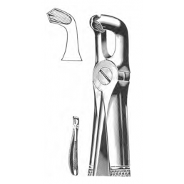 Щипцы для удаления зубов №79 нижние, для третьих моляров, AGILE
