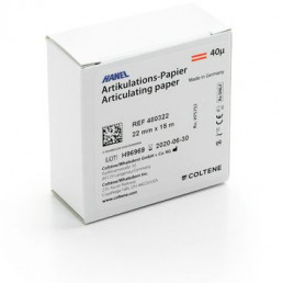 Копирка бумага HANEL 40мик. 480327 прямая(рулон)(запасной блок) синяя (15м*22мм) Coltene