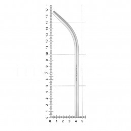 40-50 Слюноотсос хирургический 5мм (1шт) металл