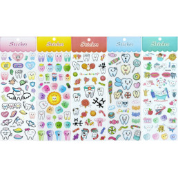 Наклейки стикеры Зубик (5 листов)