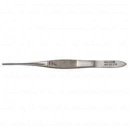 Пинцет стоматологический прямой Perry, 10,5см, AGILE