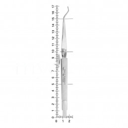 H-322C Обратный пинцет с позиционером, 16,0 см 
