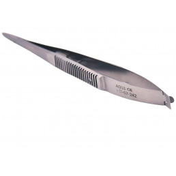 07-242 Иглодержатель микрохирургический прямой Castroviejo, 140 мм (1шт) AGILE