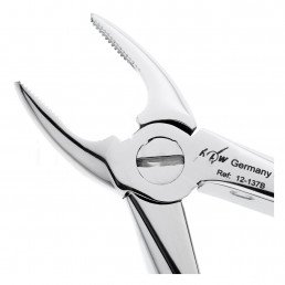 12-137B Щипцы для удаления зубов детские верхние, резцы с упором