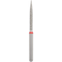 Бор алмазный 864-012F-FG (1шт) форма пламевидный, мелкое зерно, NTI