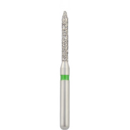 Бор алмазный 885-012C-FGM (1шт) форма цилиндр остроконечный, крупное зерно, NTI