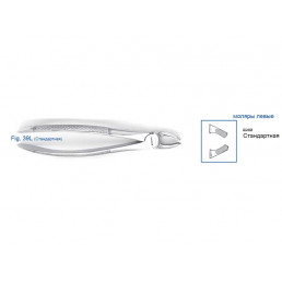 11-39L Щипцы для удаления зубов детские верхние, моляры левые