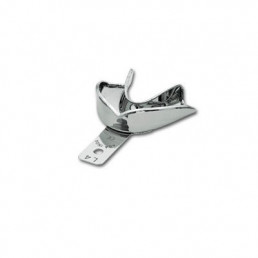 Ложка слеп. Желез. НЕ перф. с бортиками Н-ХS (1шт) ASA Dental