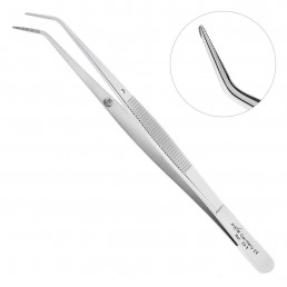 22-3 Пинцет стоматологический изогнутый College, 15,0 см