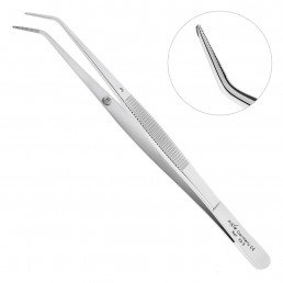 22-3 Пинцет стоматологический изогнутый College, 15,0 см