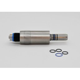 Микромотор пневматический HELICA с фиброоптикой, титановое напыление