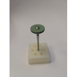 Полир для диоксида циркония ДИСК (Зеленый) малый узкий (1шт) Фалкон