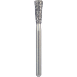 Бор алмазный 807-023M-FG (1шт) форма конус обратный, среднее зерно, NTI