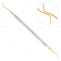 24-5 Штопфер двусторонний, шарик-шарик, 1,3-1,6 мм, нитрид-титановое покрытие