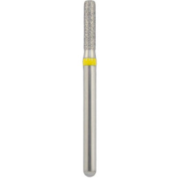 Бор алмазный 836KR-014SF-FG (1шт) форма цилиндр круглый кант, мелкое зерно, NTI