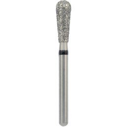 Бор алмазный 830L-025SC-FG (1шт) форма грушевидный длинный, крупное зерно, NTI