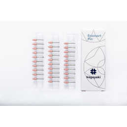 Энсмарт Пин (30 шт), силиконовые полиры, мягкий, пуля, пин сталь, Кагаяки (Kagayaki Ensmart pin)