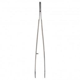 Пинцет стоматологический изогнутый Flagg с насечками, 16,0 см, AGILE