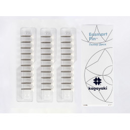 Энсмарт Пин (30 шт), силиконовые полиры, грубый, диск, пин сталь, Кагаяки (Kagayaki Ensmart pin)