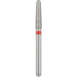 Бор алмазный 856-018F-FG (1шт) форма конус круглый, мелкое зерно, NTI