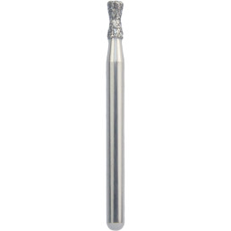 Бор алмазный 813L-014M-FG (1шт) форма конус обратный длинный, среднее зерно, NTI