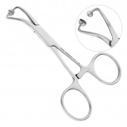 20-7 Цапка для белья Tuchkleммe mit Kugel, 9,5 см атравматичная с шариком