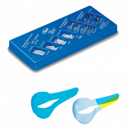 780 S Матрицы пластиковые НАБОР  (40 матриц для премоляров, 20 матриц для моляров, клинья Adapt Luciwedge (по 15 шт очень маленьких, малых, средних и больших) KERR