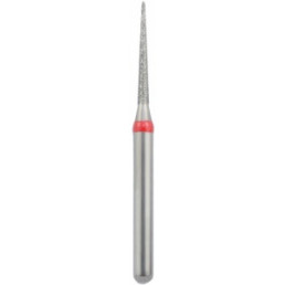 Бор алмазный 858-010F-FG (1шт) форма конус, остроконечный, мелкое зерно, NTI